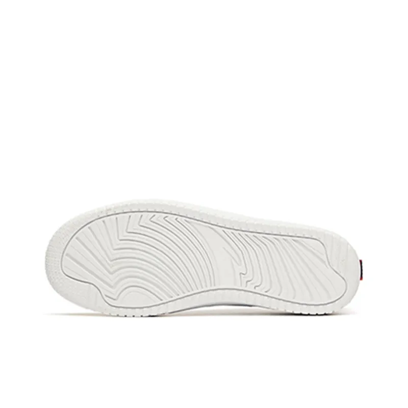 Anta Low Top Skateboard Shoes Men's White Red-5