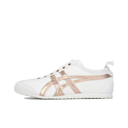 Onitsuka Tiger MEXICO 66 Skateboard Shoes Unisex Low-Top White/Pink