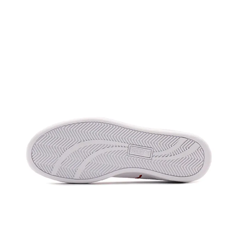 PUMA Smash Cat L White/Red-4