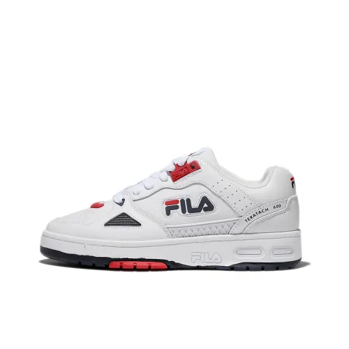 FILA Teratach 600 Skateboard Shoes Unisex Low-Top Black/White/Red