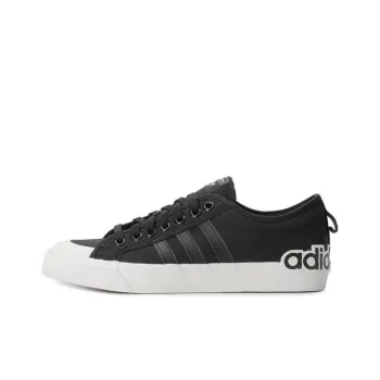 Nizza Adidas Originals 'Oversize Heel Logo Core Black Gum'