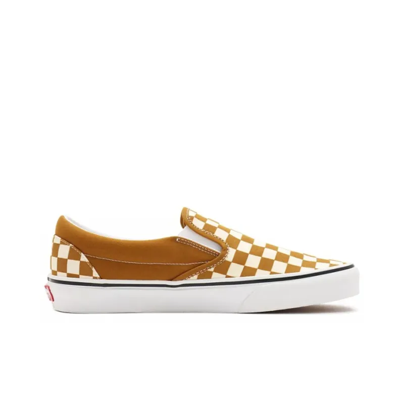 Vans Classic Slip On 'Checkerboard Golden Brown'-1