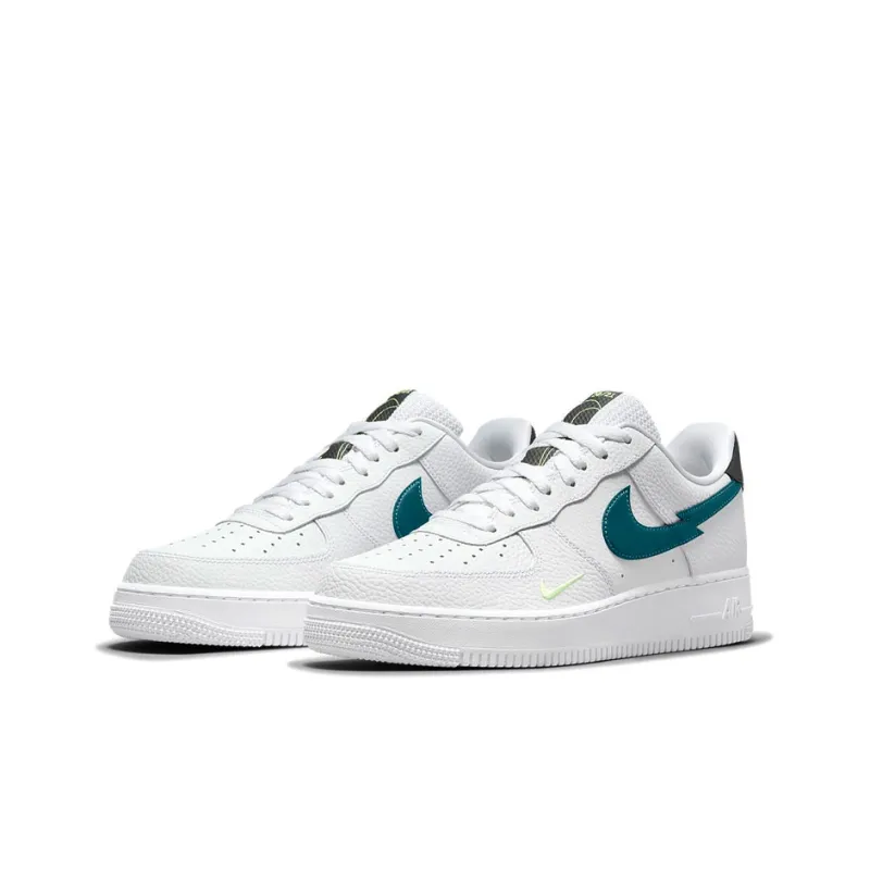 Nike Air Force 1 Low Split Swoosh White Aquamarine-2