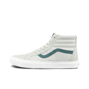 Vans SK8 HI High Top Retro Skate Shoes Unisex Light Grey Light Gray