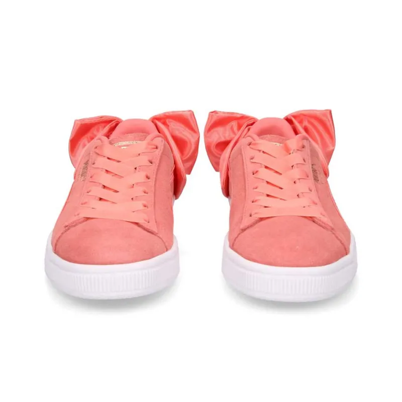 PUMA Suede Bow 'Shell Pink' Women's-4