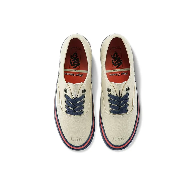 Vans Vault Og Authentic Lx Nigel Cabourn Natural Navy-2