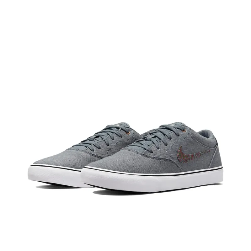 Nike Sb Chron 2 Canvas Premium 'Grey White'-2