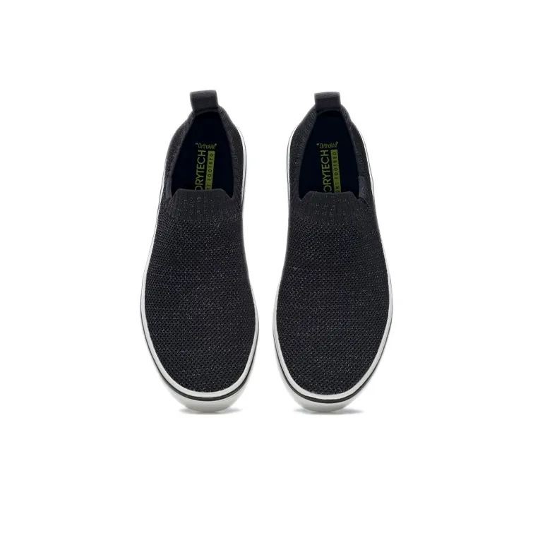 Reebok Women's OnLux Slip On 'Black Noble Grey Metallic' Women's-4