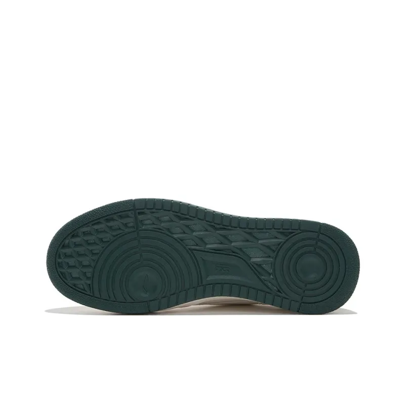 LiNing Sports Life Collection Coverage Thermal Slip Resistant Low Top Skateboard Shoes Men's White Green-6