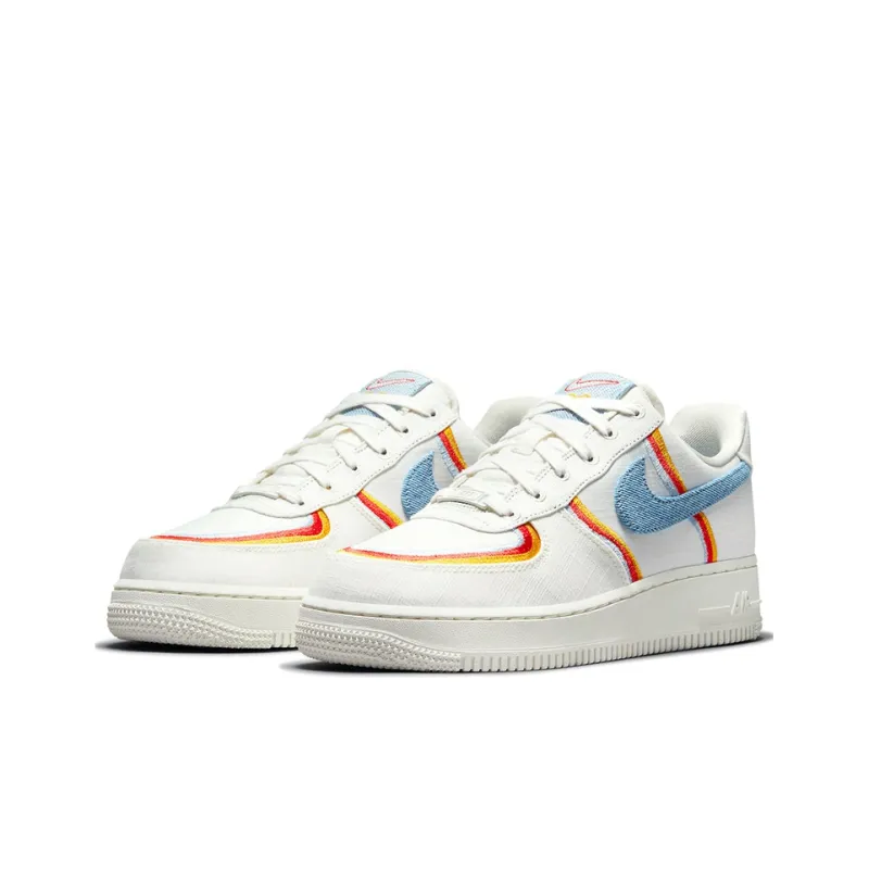 Nike Air Force 1 Low Sail Denim Swoosh Women's-2