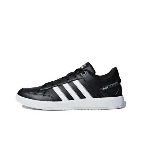 Adidas Cloudfoam All Court Skateboard Shoes Unisex Low-Top Black/White