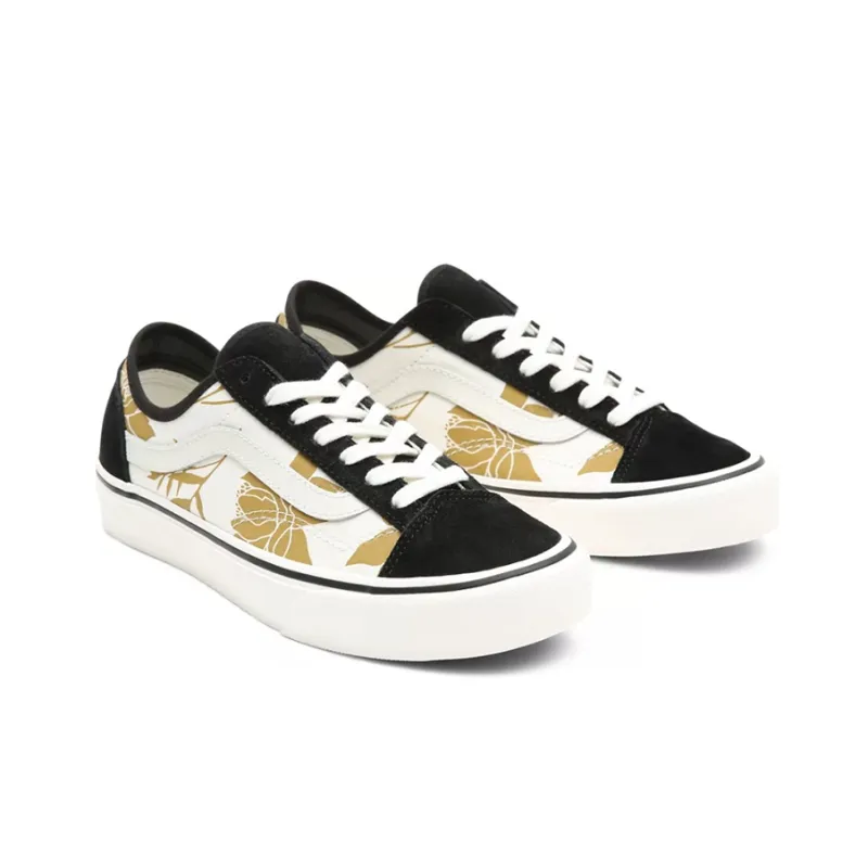 Vans Island Floral Style 36 Decon Sf 'Black White Brown'-2