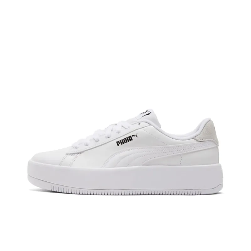 PUMA Lily Platform Leather 'White' Women's-0