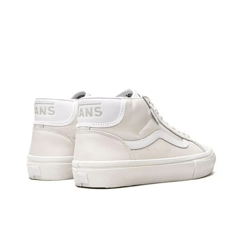 Vans Skate Mid Skool Mid Tops Casual Skateboarding Shoes White-3