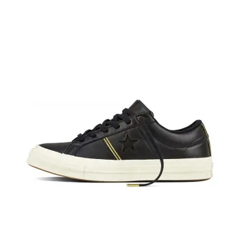 Converse One Star Ox Shoes 'Black/White' Leather