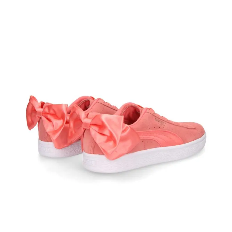 PUMA Suede Bow 'Shell Pink' Women's-3
