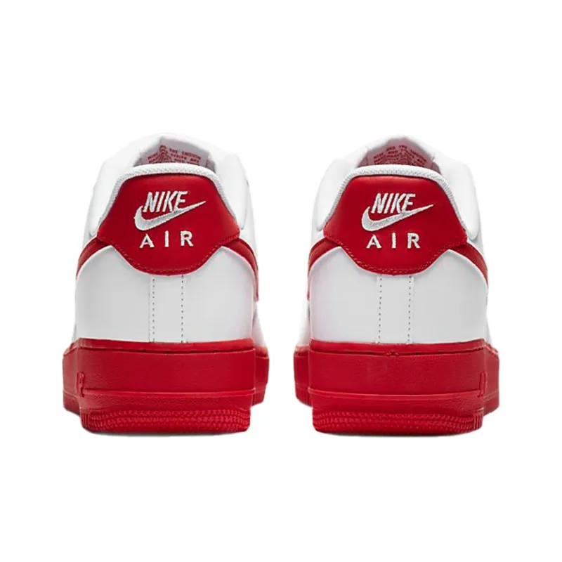 Nike Air Force 1 Low White Red Midsole-4