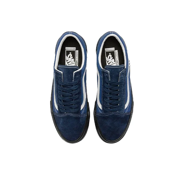 Vans Unisex Skate Old Skool Vcu Sneakers Black/Blue-2
