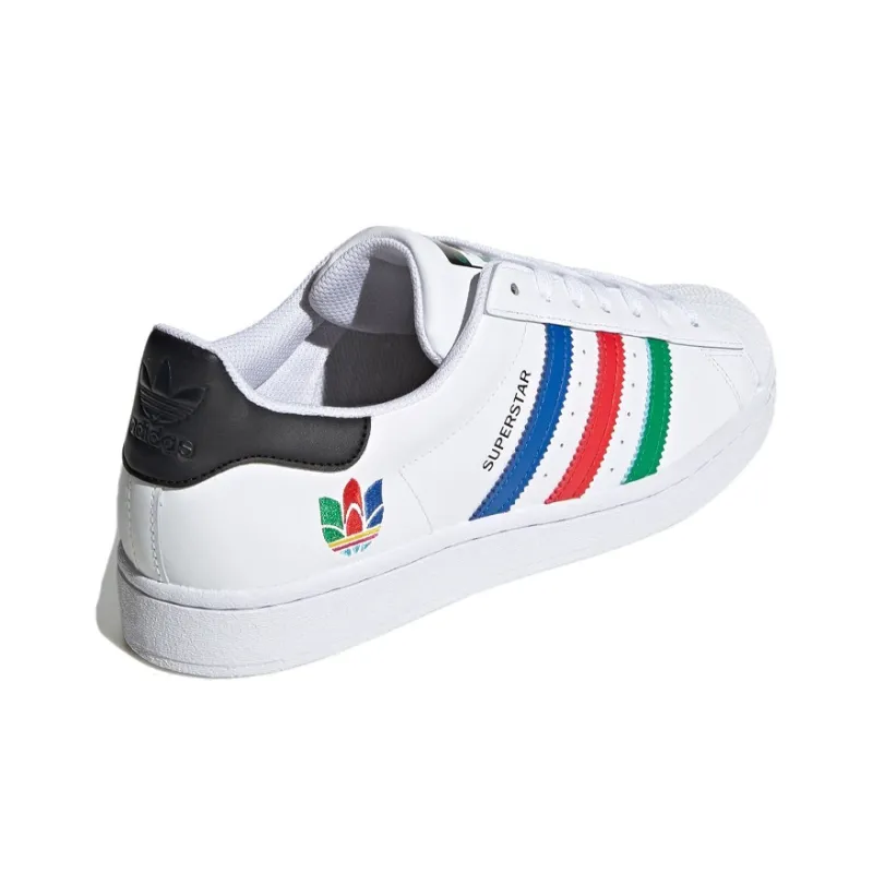 Adidas Superstar 'Colorful Trefoil Cloud White'-3