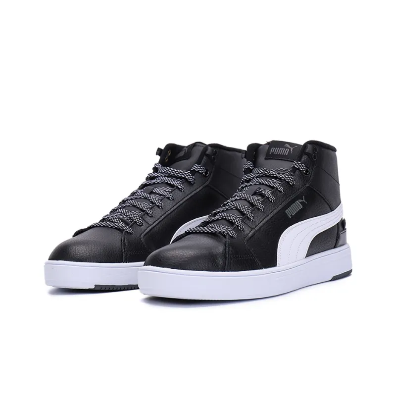 PUMA Serve Pro Mid PURE TEX 'Black White'-2