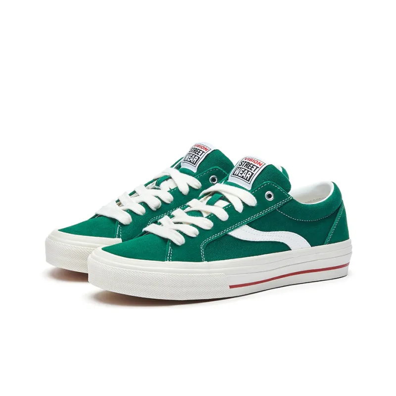 OddCIRKUS x Vision Street Wear Astley Pro Low Top Skateboard Shoes Unisex Green-2