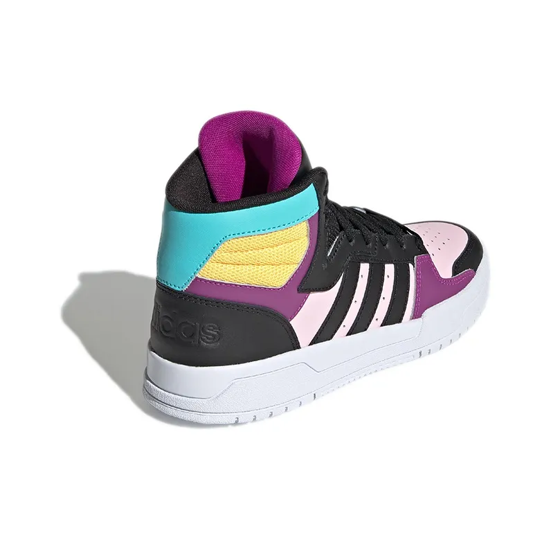 Adidas Neo Entrap Mid 'Black Pink Yellow' Women's-3