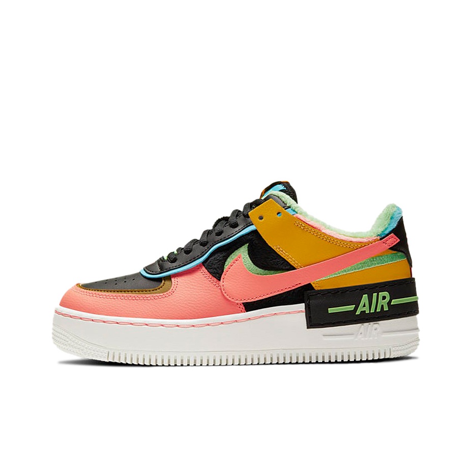 nike air force shadow white stone atomic pink