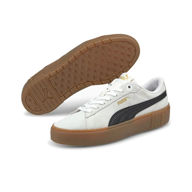 PUMA Smash Platform V2 Sd 'White Black Gum' Women's-4