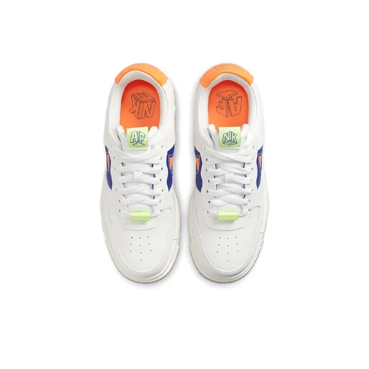 Nike Air Force 1 Low Pixel White Concord Crimson Women's-3