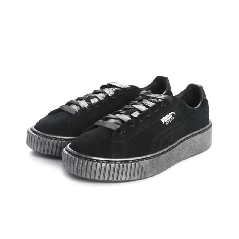 PUMA Suede Platform 'Black' Women's-2