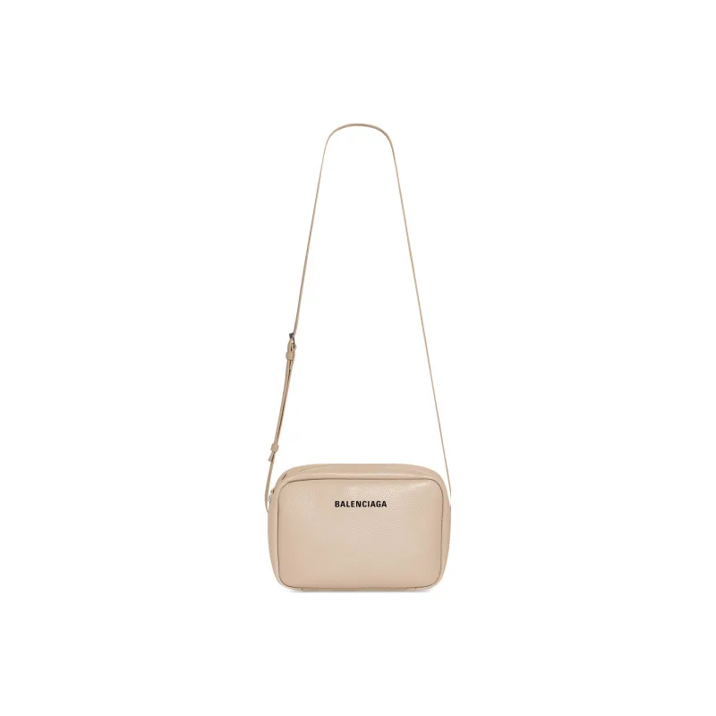 Balenciaga Everyday Grained Calfskin Camera Bags Crossbody Bag Shoulder Bag Women's Sand-2