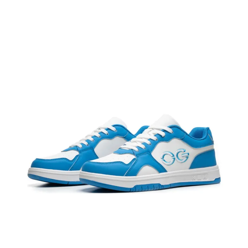 HOGK Anti-Slip Wear-Resistant Low-Top Skateboard Shoes Unisex Carolina Blue-2