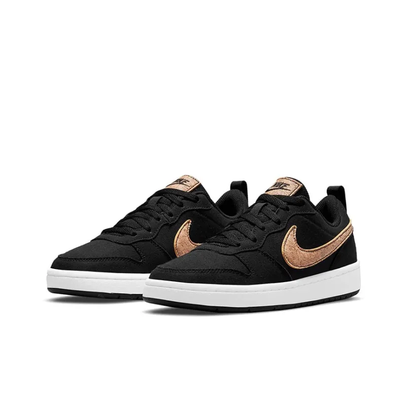 Nike Court Borough Low 2 Canvas Black Praline GS-2