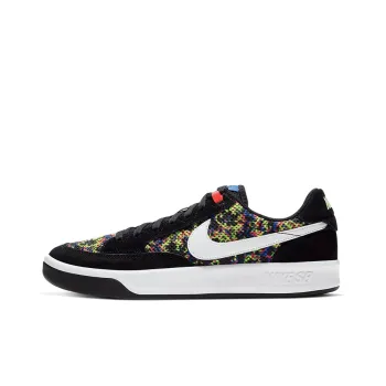 Nike SB Adversary Coverage Low Top Skateboard Shoes Men's Black Green