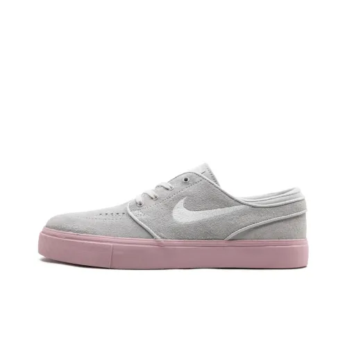 Nike SB Stefan Janoski Skateboard Shoes Unisex Low-Top Gray Pink