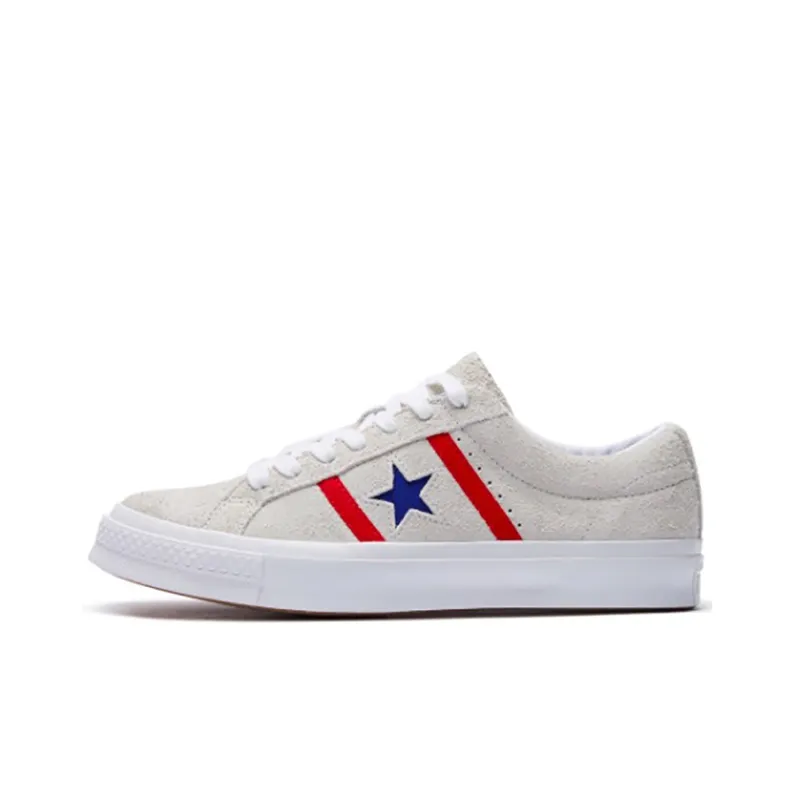 Converse One Star Academy Ox White Red Blue-0