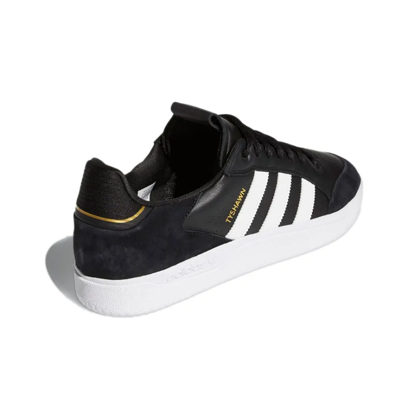 Adidas Tyshawn Low Black White-3