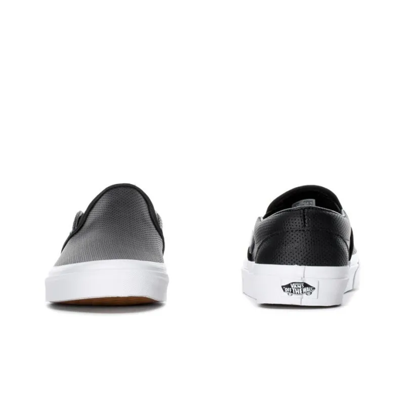 Vans Slip On Perforated Leather 'Black'-3