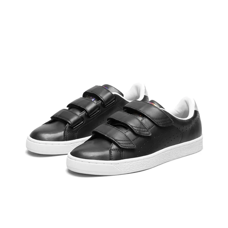 PUMA Basket Strap Explosive 'Black White' Women's-4