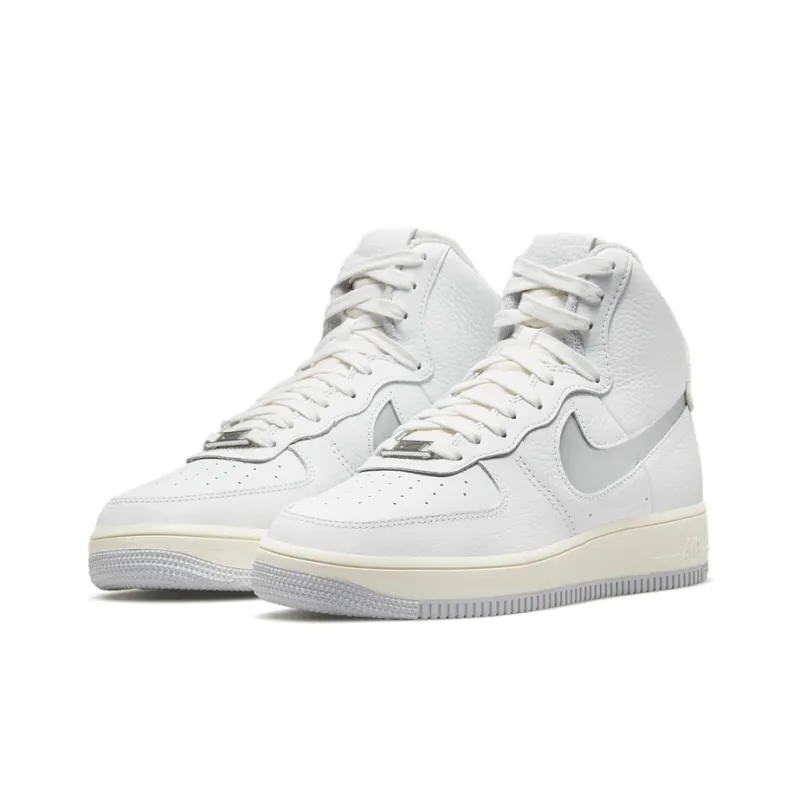 Nike Air Force 1 High Sculpt White Silver Women's-2