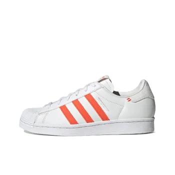 Superstar Women's Adidas Originals 'Crystal White Solar Red' Women's