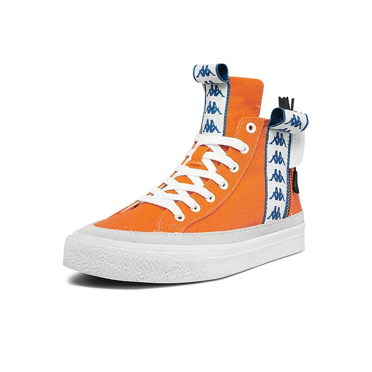 Kappa High Top Skateboard Shoes Unisex Pumpkin Orange-1