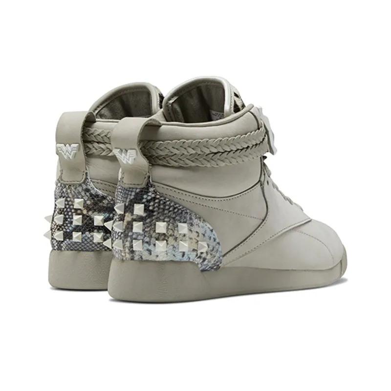 Reebok Freestyle Hi Dc Wonder Woman Grey Women's-4
