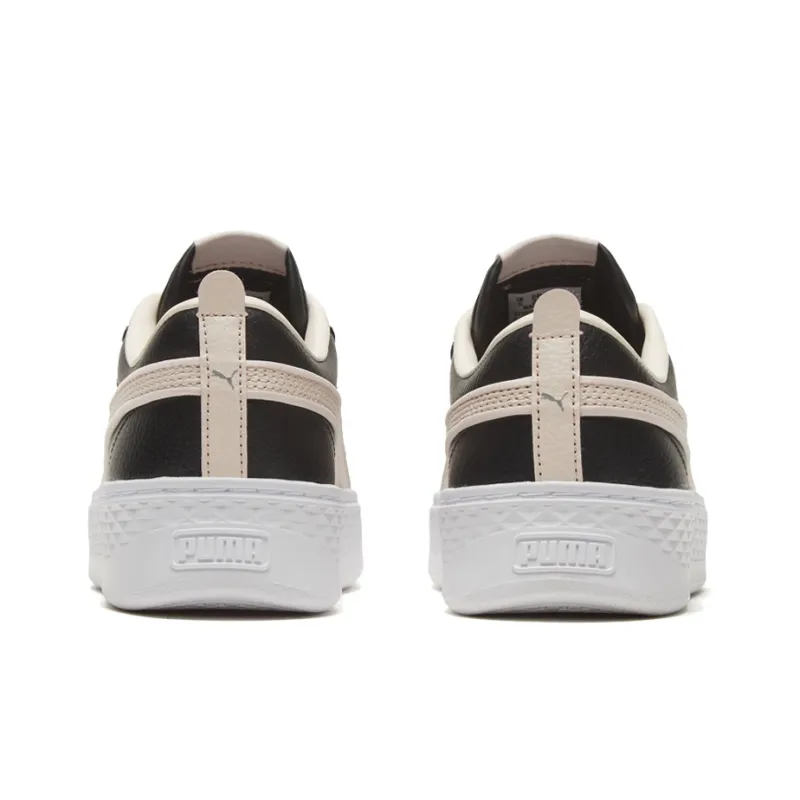 PUMA Smash Platform Piping Black Women's-3