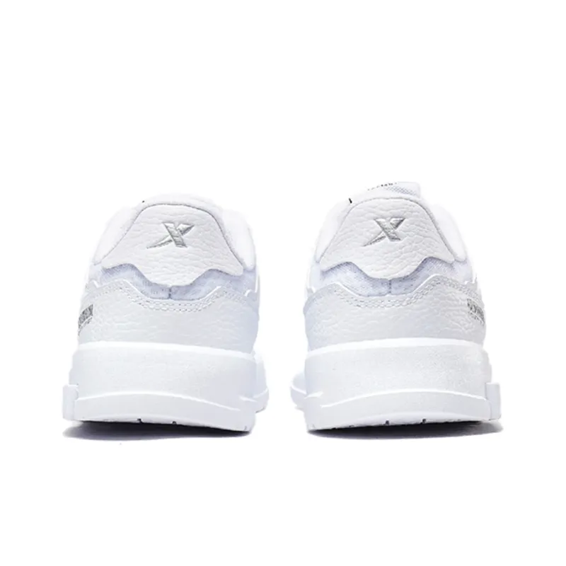 XTEP Skateboard Shoes Women's Low Top White-2