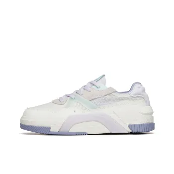 Anta Life Collection PRO Non slip Lightweight Low Top Skateboard Shoes Women's White Purple