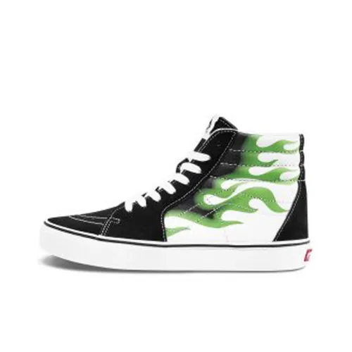 Vans Sk8-Hi Flame Black True White