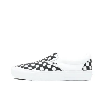 Vans Ubiq X Vans Slip On Vlt Lx Plaid Black/White