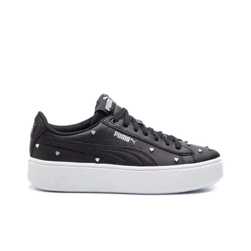 PUMA Vikky Stacked Studs Anti-Slip Wear-Resistant Low-Top Skateboard Shoes Women's Black-1