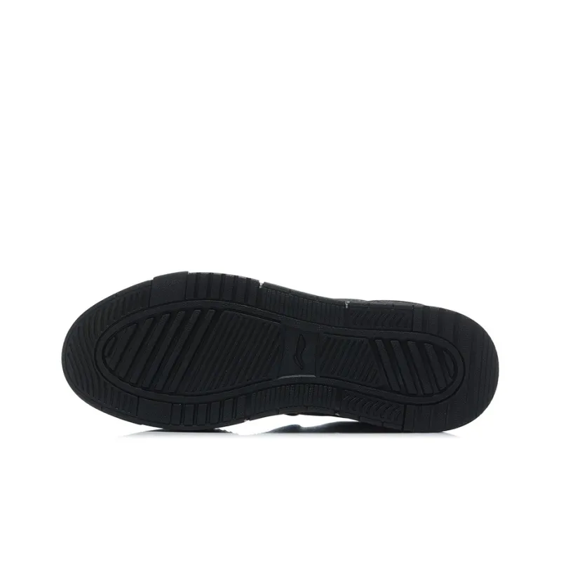 LiNing Essence ACE Anti Slip Wear Resistant Low Top Skateboard Shoes Men's Black-3